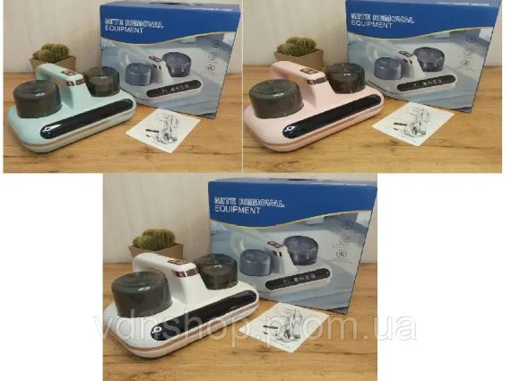 Зеленый  Беспроводной умный очиститель от клещей с ультрафиолетовой стерилизацией и HEPA-фильтром | Зображення 2