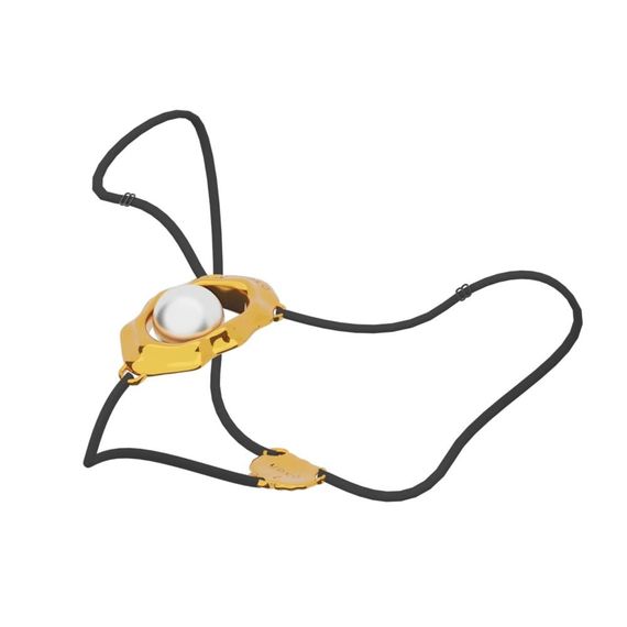 Стринги c жемчужиной стимулирующей клитор UPKO Moist Eyes G-string, черный sexstyle | Зображення 5