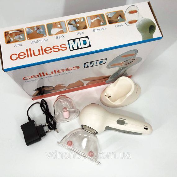Масажер вакуумний антицелюлітний Celluless MD NEW вакуумно-роликовий ефективний масажер Целюлес CU-23 | Зображення 5