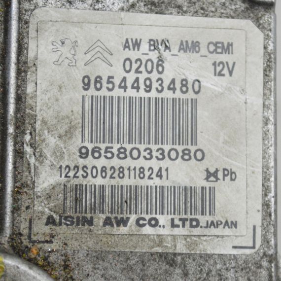 Блок управління АКПП Peugeot 607 2.7 HDI модуль контролер коробки передач Пежо 607 9654493480 9658033080 | Зображення 2