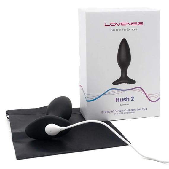Анальна смарт вібропробка Lovense Hush 2, S – Інтелектуальний пристрій для інтимних задоволень з управлінням через мобільний додат | Зображення 3