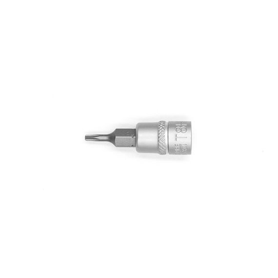 Головка торцева, 1/4IN, з насадкою TX8-HOLE, RED STRIPE | Зображення 1