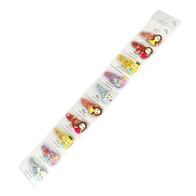 Затиск-хлопавка для волосся "Принцеси" 0109-100, 10 штук