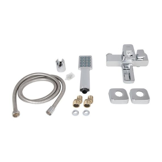 Смеситель для ванны Lidz Wawel 006 (c душевым гарнитуром) (k35) LDWAW006CRM45388 Chrome | Зображення 5