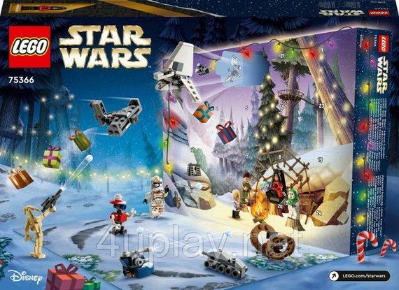 Конструктор LEGO Star Wars Advent Calendar Оригинал Новогодний адвент календарь ЛЕГО Звездные войны 2023-2024 | Зображення 1
