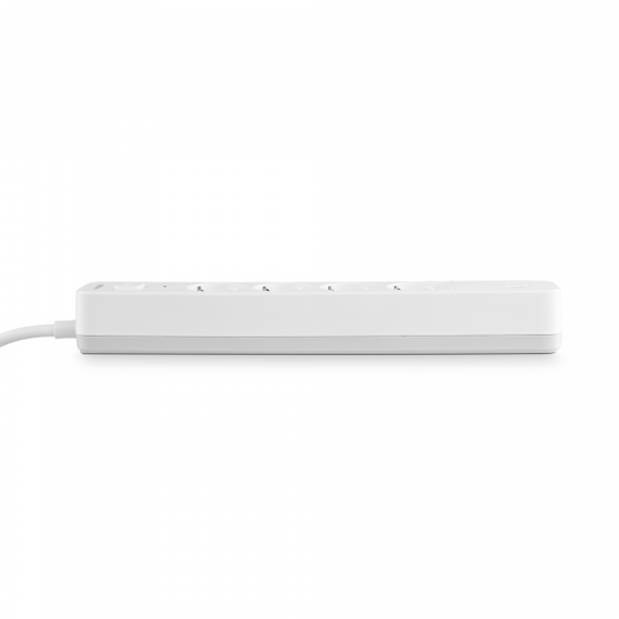 Мережевий подовжувач VIDEX ONCORD з/з 4п 3м (3x1.5мм) 3.4А USB(QC3.0) +USB-C(PD20W) з кнопкою White | Зображення 5