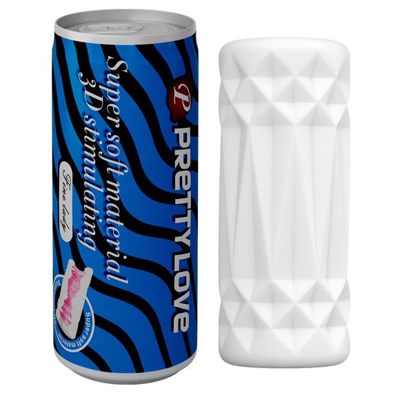 Мастурбатор - Pretty Love Pop-Top Can Masturbator Blue | Зображення 1