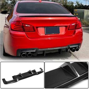 Дифузор заднього бампера V1 (для F10 M5, Карбон) для BMW 5 серія F-10/11/07 2010-2016 рр