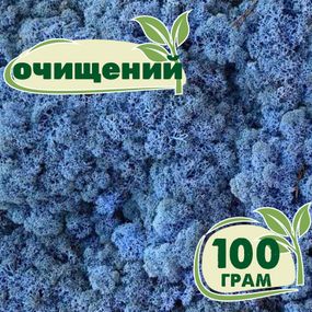 Очищений стабілізований мох ягель Лавандовий 100 грам
