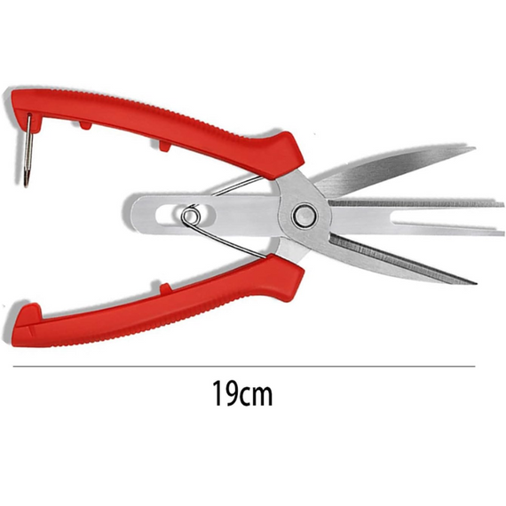 Садові ножиці, універсальний багатофункціональний секатор для обрізання гілок стебел, трави та зелених насаджень | Зображення 3