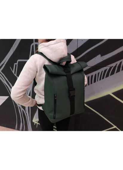 Рюкзак Sambag унісекс RollTop LZT зелений 24208007 | Зображення 4
