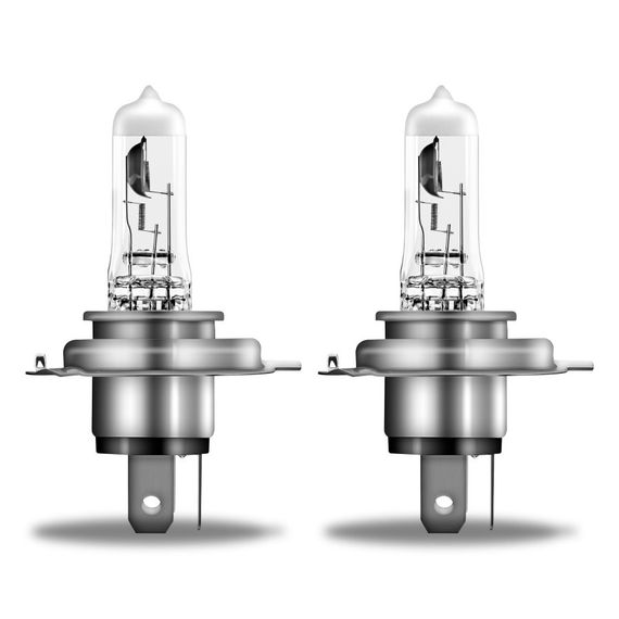 Комплект галогеновых ламп Osram 64193NBS Night Breaker Silver +100 H4 60/55W 12V P43t HardDuopet | Зображення 2