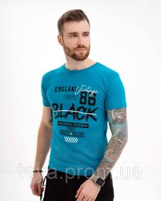 Футболка для чоловіків колір бірюзовий FI_008014