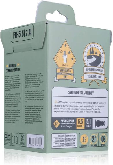 Анальна пробка для фістингу BUTTR Foxhole Hollow Butt Plug, Черный | Зображення 5