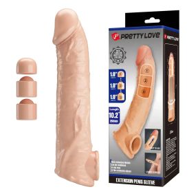 Подовжуюча насадка Pretty Love - Silas Penis Sleeve, BI-026279 Sex Aura