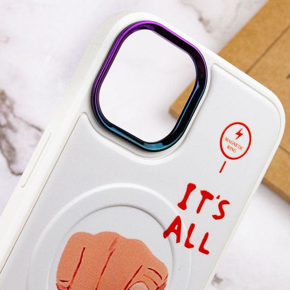 TPU+PC чохол Funny pictures with MagSafe для Apple iPhone 12 Pro / 12 (6.1") | Зображення 4