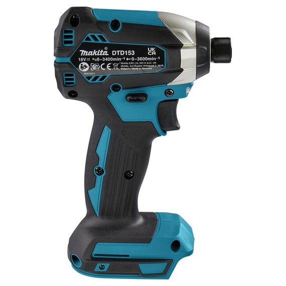 Винтоверт импульсный аккумуляторный Makita DTD153Z (170 Нм, 1/4", BL, LXT, без аккумуляторов и зарядного устройства) | Зображення 5
