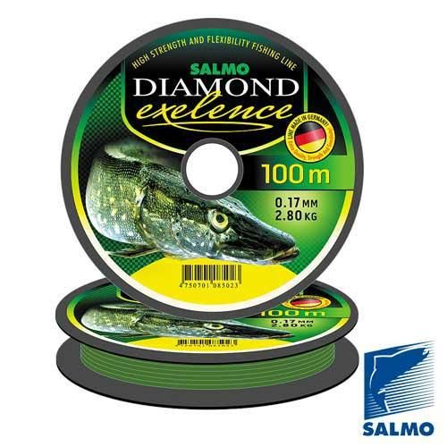 Леска монофильная Salmo Салмо Diamond Exelence 100/050