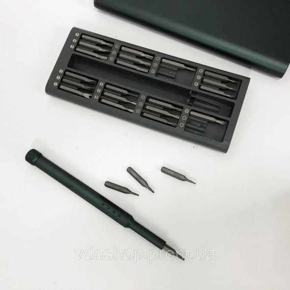 Набор прецизионных отверток с ручкой 48 в 1 в металлическом футляре YG-75 | Зображення 8