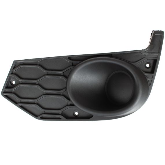 Iveco Daily VI (от 2014-) решетка переднего бампера, ЛЕВАЯ черная без отверстия под галогенки, Ивеко Дейли