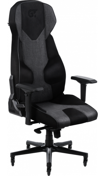 Кресло геймерское GT Racer X-8007 Dark GrayBlack Suede | Зображення 4