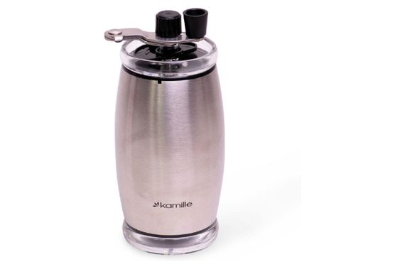 Кофемолка ручная Kamille - 160 мм нержавеющая (7029)