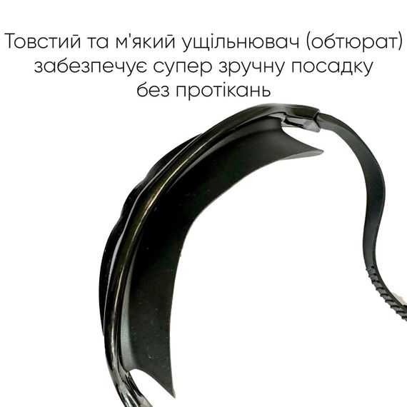 Маска для плавання Renvo Malawi Уні Anti-fog Чорний OSFM (2SM120-01) | Зображення 1