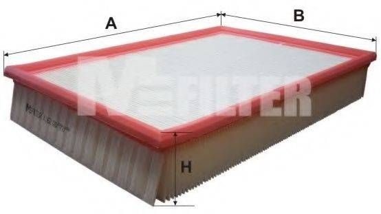 Фільтр повітряний VOLVO (вир-во M-filter) MFILTER K162 на VOLVO 740 седан (744)