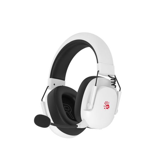 Гарнітура ігрова бездротова Bloody GR585 (White) з RGB підсвічуванням, білий колір | Зображення 7