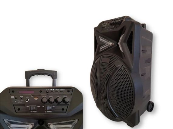 Аккумуляторная акустическая система XPRO ZPX-7783 колонка чемодан 150Вт USB, SD, FM радио, Bluetooth, микрофон, ДУ (ZPX-7783)