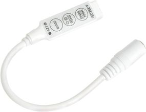 Контролер RGB Mini SvC 12A, 3х4A, 5-24V 3 кнопки, Білий, Без ПУ