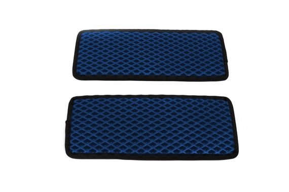 Полиуретановые коврики на пороги (2 шт, EVA, Синий) для Citroen Jumper 2007-2025 гг
