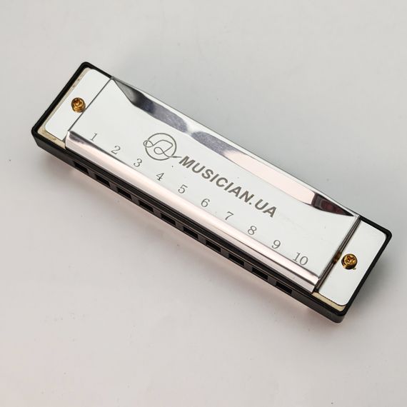 Губна гармоніка Musicality H10-SL _Harmonica (До) (Silver) (губна гармошка)