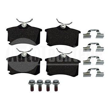 Колодки тормозные задние VW Caddy III, AutoTechteile, 369 8020, 8E0 698 451 A