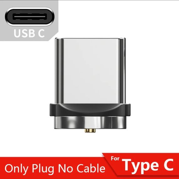 Магнитный коннектор Plug Type-C, с передачей данных и зарядом, для магнитного кабеля | Зображення 3