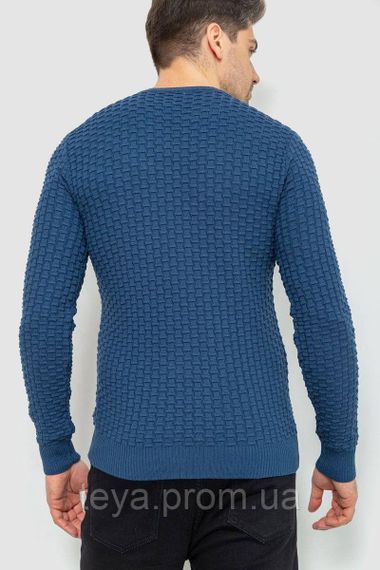 Светр чоловічий, колір джинс, розмір L-XL FA_008399 | Зображення 3