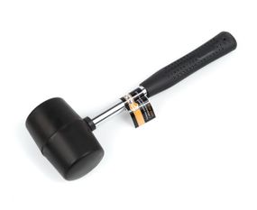 Киянка Polax гумова 450 г Чорна (39-001)