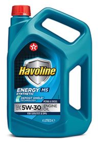 Моторна олива Texaco Havoline Energy MS 5W-30 4л.