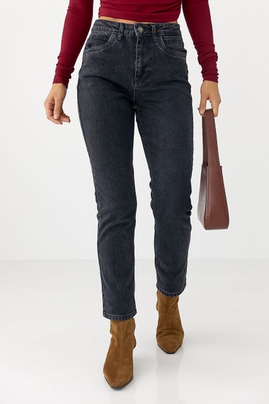 Жіночі джинси Mom Fit - чорний цвет, 38р (є розміри)