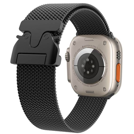 Ремінець Milanese Loop New Design для Apple Watch 38/40/41/42mm(ser.10) Black | Зображення 3