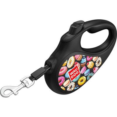 Поводок для собак WAUDOG R-leash "Пончики" L до 50 кг 5 м (8126-0070-01) | Зображення 1