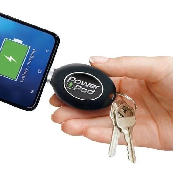 Powerbank – брелок для ключів Power Pod Emergency Charge 800 mAh Роз'єм Lighting для айфона