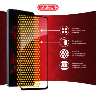 Стекло защитное Intaleo Full Glue Infinix Hot 50 4G Black (1283126607318) | Зображення 6