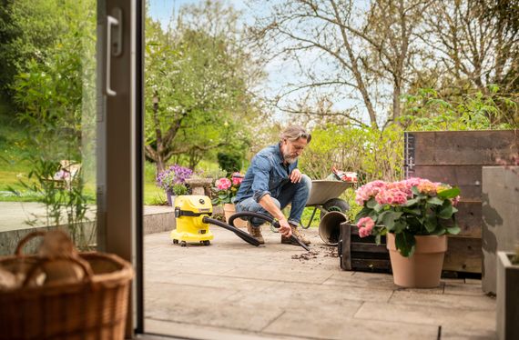 Пылесос профессиональный аккумуляторный Karcher WD 2-18 1.628-500.0 | Зображення 9