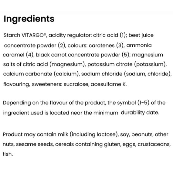 Гейнер OstroVit Vitargo + Electrolytes 1000 g /13 servings/ Kiwi | Зображення 1