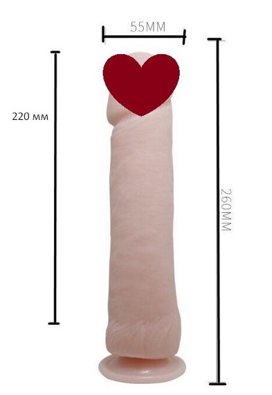 Фалоімітатор на присосці "BIG Penis" sexstyle | Зображення 1