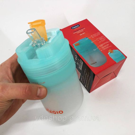Кружка термос для кофе Magio MG-1071 420 мл, Качественный семейный термос, Термочашка для поездок HP-80 | Зображення 9