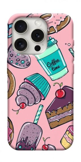 Чохол з картинкою Coffee time для Apple iPhone 16 Pro (6.3")