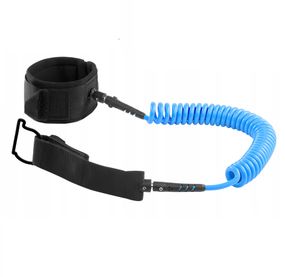 Ліш страхувальний для дошки TSUNAMI SUP-Leash Black/Blue (P-5907739316486)