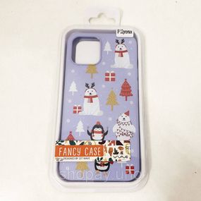 Чохол Apple Iphone 12 Pro Max. Різдво. Колір: фіолетовий